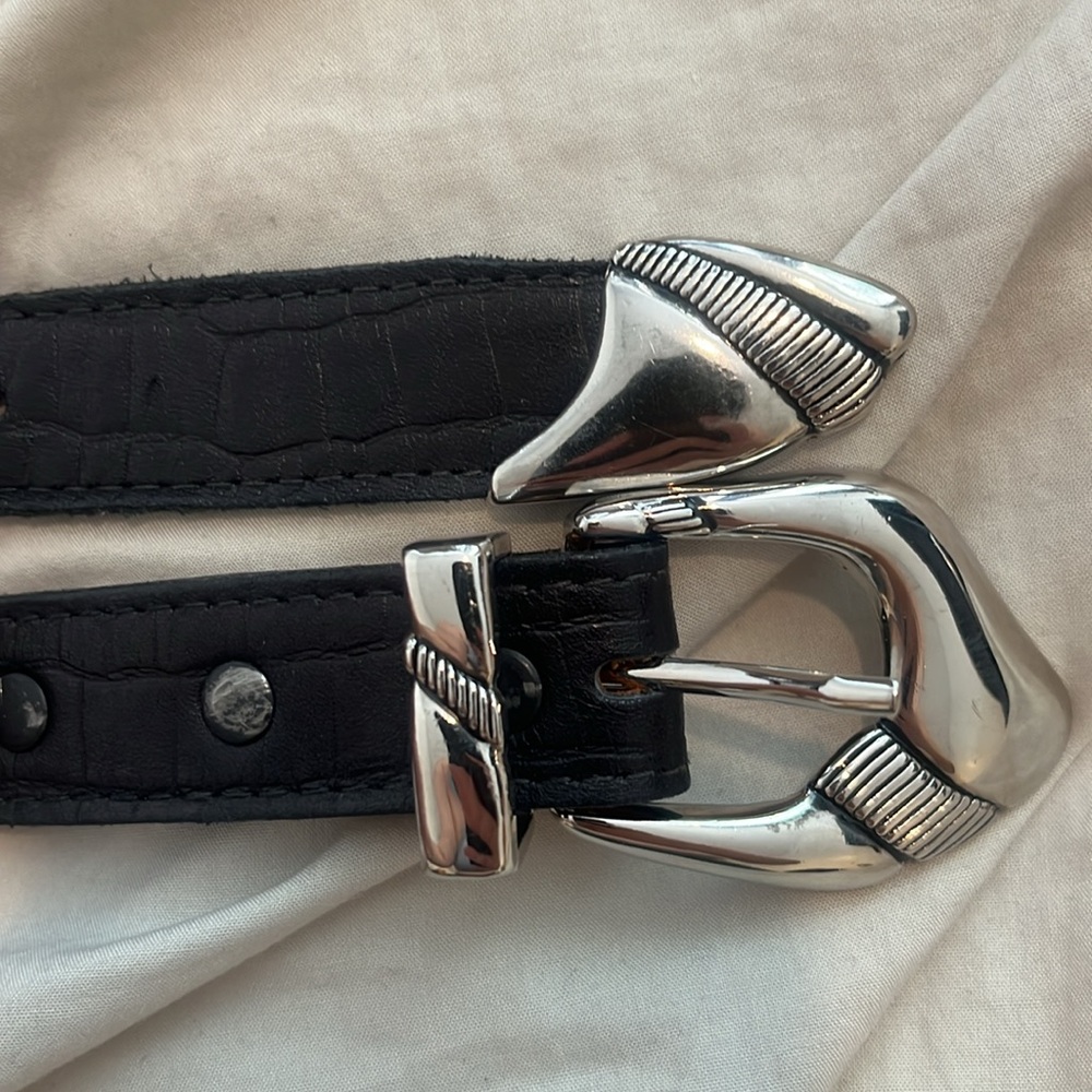 Studio Z leather belt, genuine leather, handcrafted!